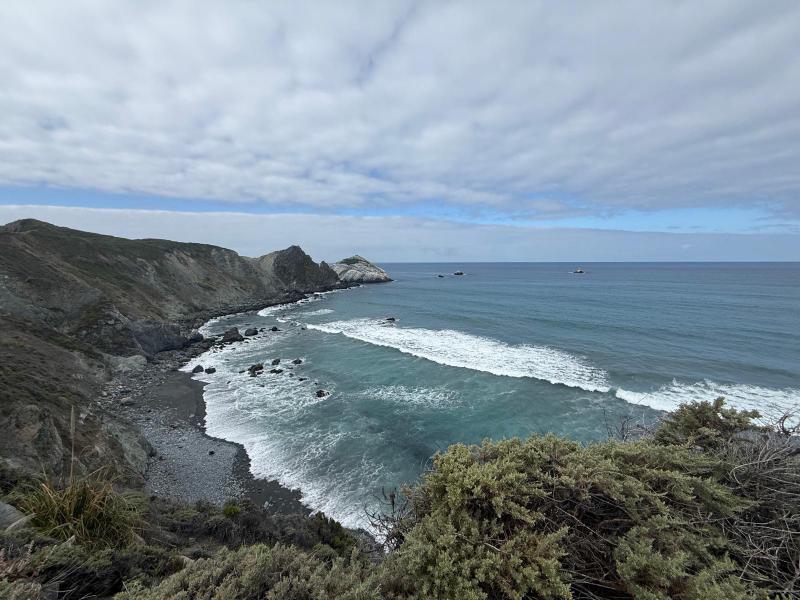 Looking south down the Big Sur Coastline