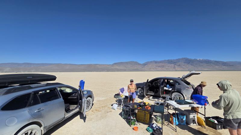 Camping in the Alvord desert